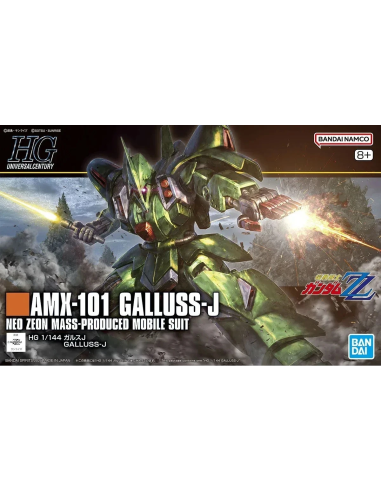 Bandai Gallus-J AMX-101 Neon Zeon...