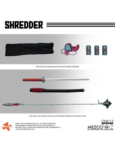 Mezco Toys Shredder Teenage Mutant...
