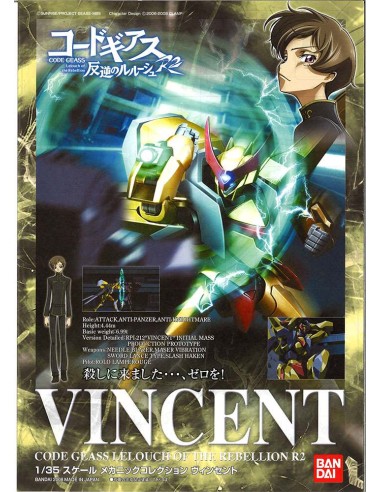 Bandai Code Geass Vincent 1/35