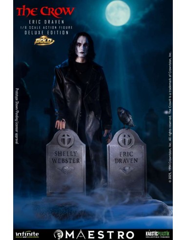 Infinite Statue The Crow Deluxe Gold...