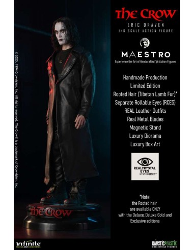 Infinite Statue The Crow Deluxe Gold...