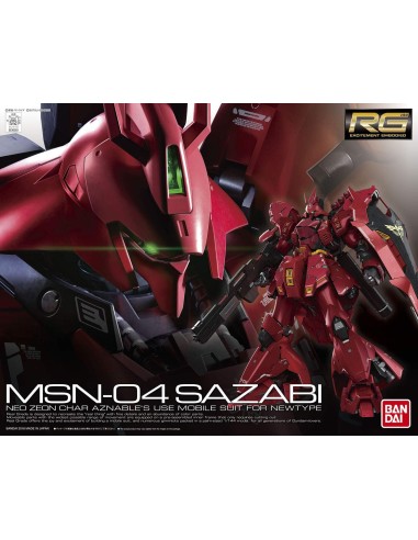 Bandai Sazabi MSN-04 Real Grade