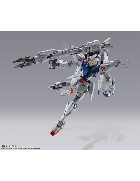 BANDAI - l build ガンダムF91 CHRONICLE WHITE Ver. Gundam F91 Chronicle White Metal Build