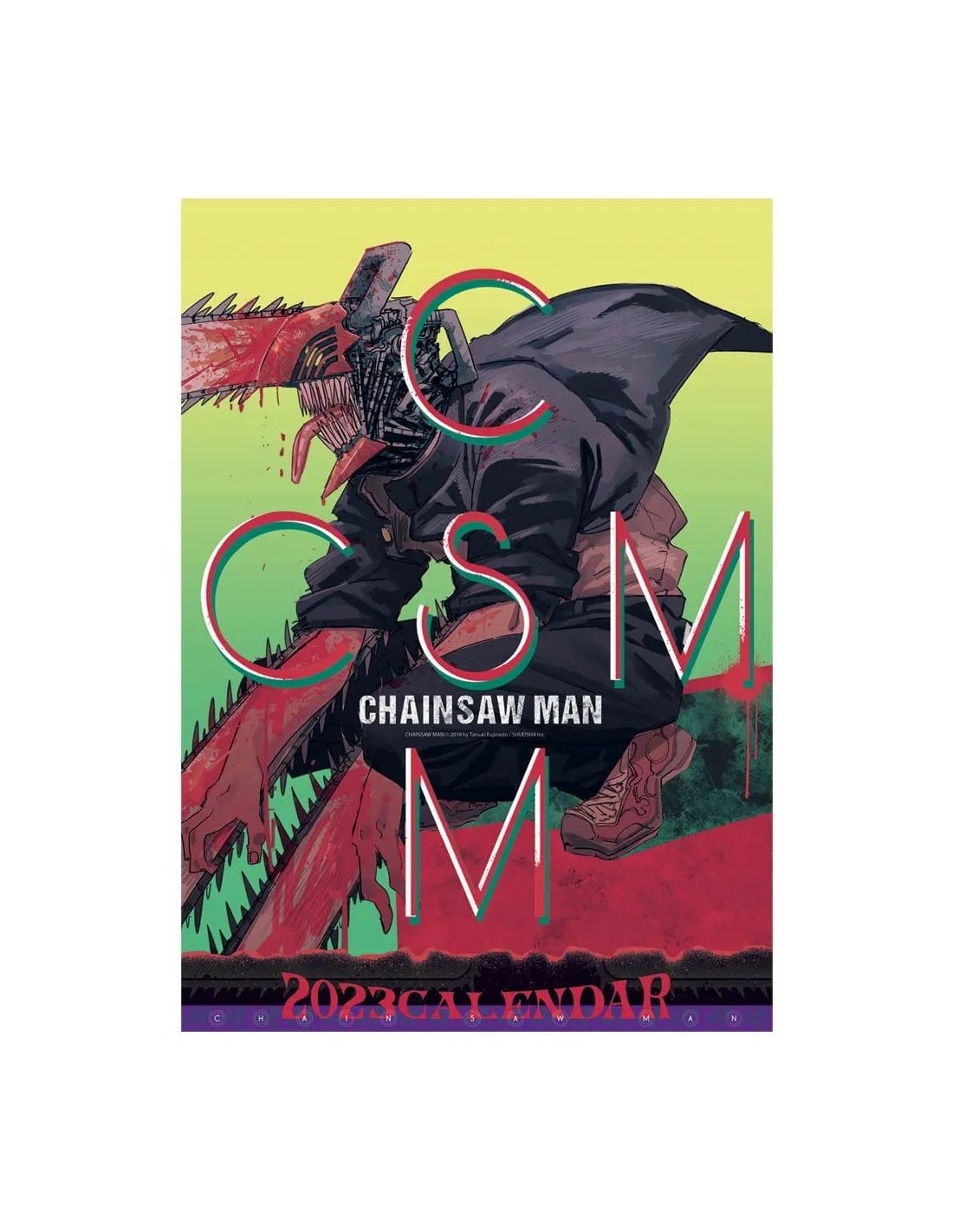 calendario CHAINSAW MAN CALENDAR 2023 Edizioni Panini manga