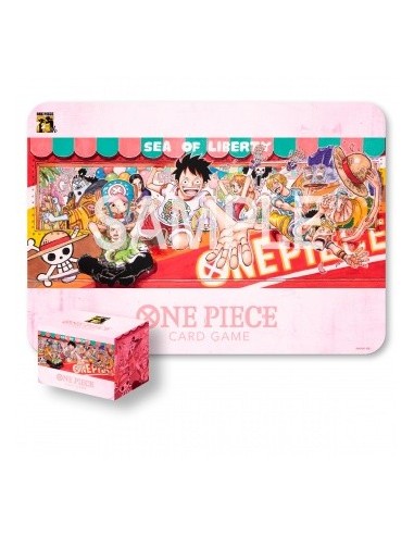 SET: Playmat + Card Case ONE PIECE CARD GAME 25th Anniversary Edition