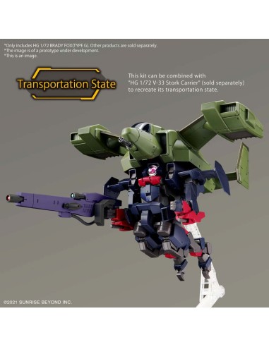 Gundam Brady Fox Type G Bandai Model Kit Gundam Brady Fox Type G Bandai Model Kit