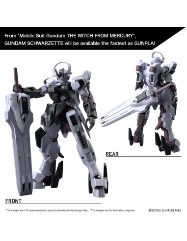 Gundam Schwarzette HG 1/144 Bandai... Gundam Schwarzette HG 1/144 Bandai...