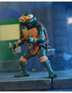 Teenage Mutant Ninja Turtles (Cartoon) Action Figure Ultimate Michelangelo VHS