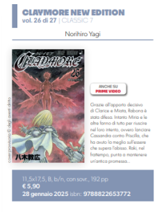 manga CLAYMORE NEW EDITION...