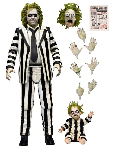 Neca Beetlejuice 2 Ultimate Striped Suit