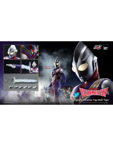 Ultraman Tiga FigZero Action Figure... Ultraman Tiga FigZero Action Figure...