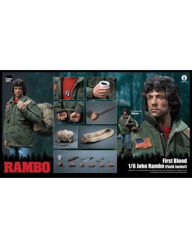 Threezero Rambo First Blood John...