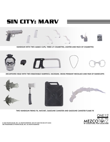 Mezco Toys Sin City 1/12 Marv